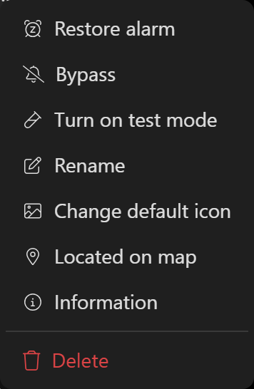 Menú contextual del objeto con la opción Change default icon