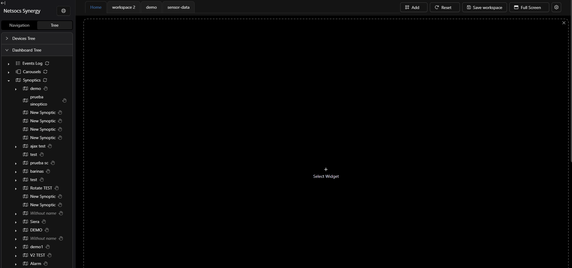 Ver sinoptico en el dashboard