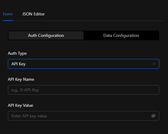 Formulario de API Key