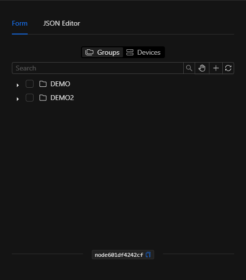 Configuración vacía del nodo Obtener captura